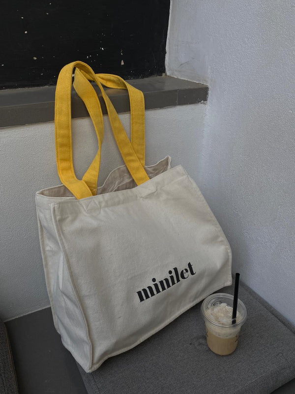 Yellow x Off White | Canvas Shopping Tote