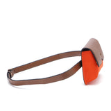 Orange | Leather x Canvas Belt Bag