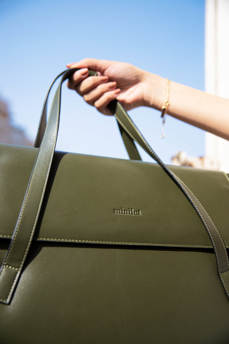 Hamilton Shoulder Bag [Signet] - Deep Olive